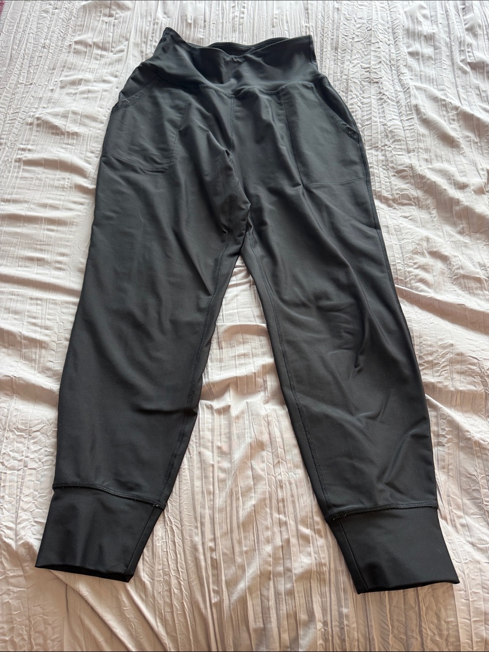 Black Women’s Athletic PowerSoft Jogger Pants - Stretch Performance